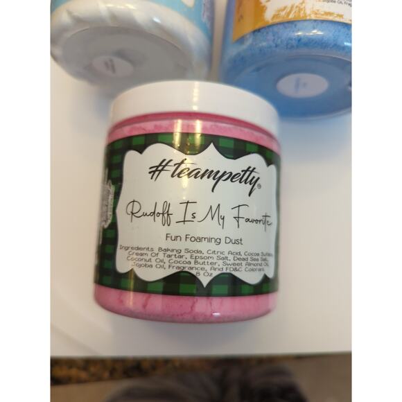 Team Petty Bath Set Of Three Whipped Body Butter Bath Dust Foaming Dust - Picture 4 of 5